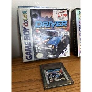 Driver (Nintendo Game Boy Color, 1998) Game, Box and Manual